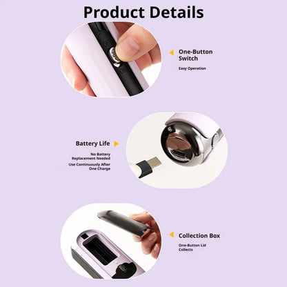 Cordless Automatic Split End Hair Trimmer for Women Split Ends Remover Dry Damaged Brittle Hair Home Use Styling Cutting Tool